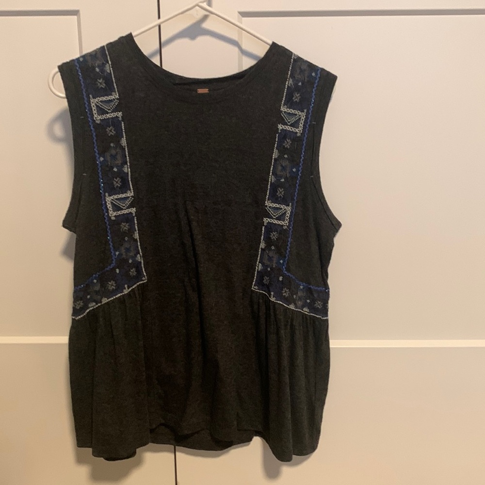 Free People embellished tank top